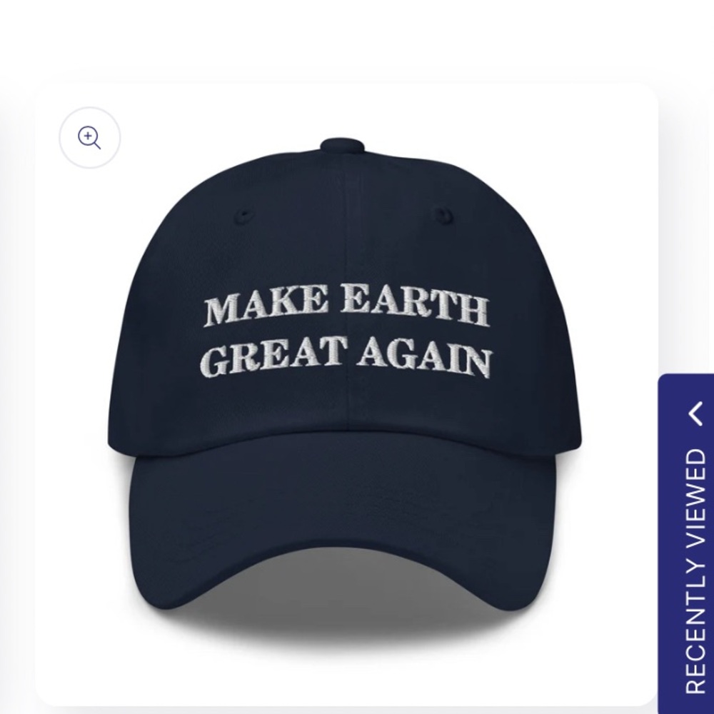RFK jr hat make earth great again. MAHA